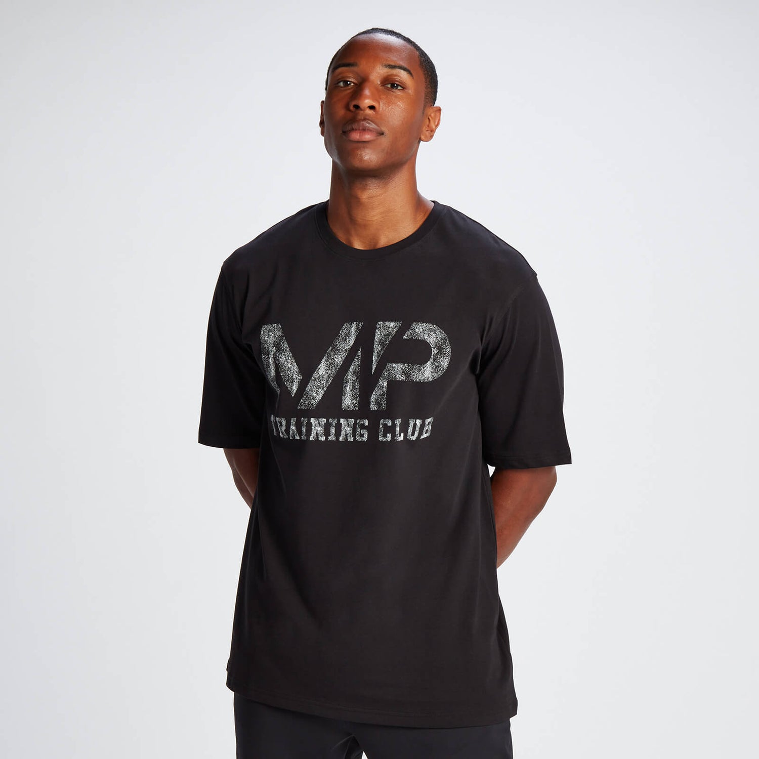 MP Men's Tempo Oversized Cotton T-Shirt - Black - XS