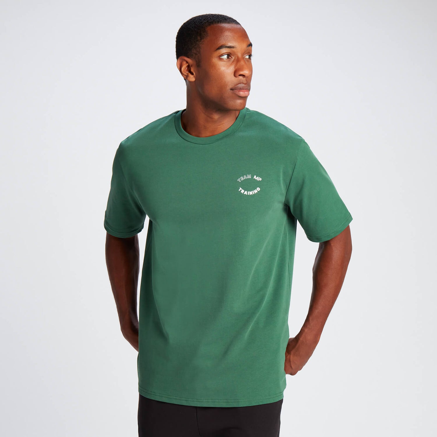Team MP Men's Graphic Oversized T-Shirt - Hunter Green