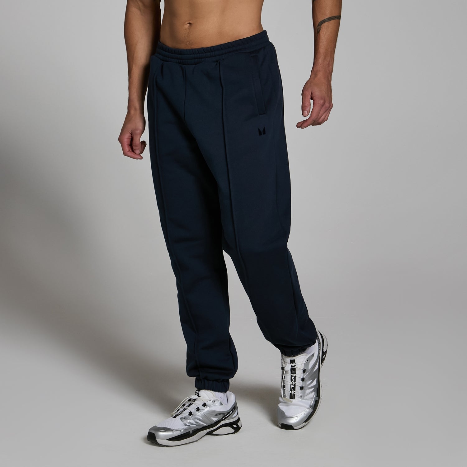 Lifestyle生活方式系列男士超大版型厚实运动裤 - 深海军蓝 - XS