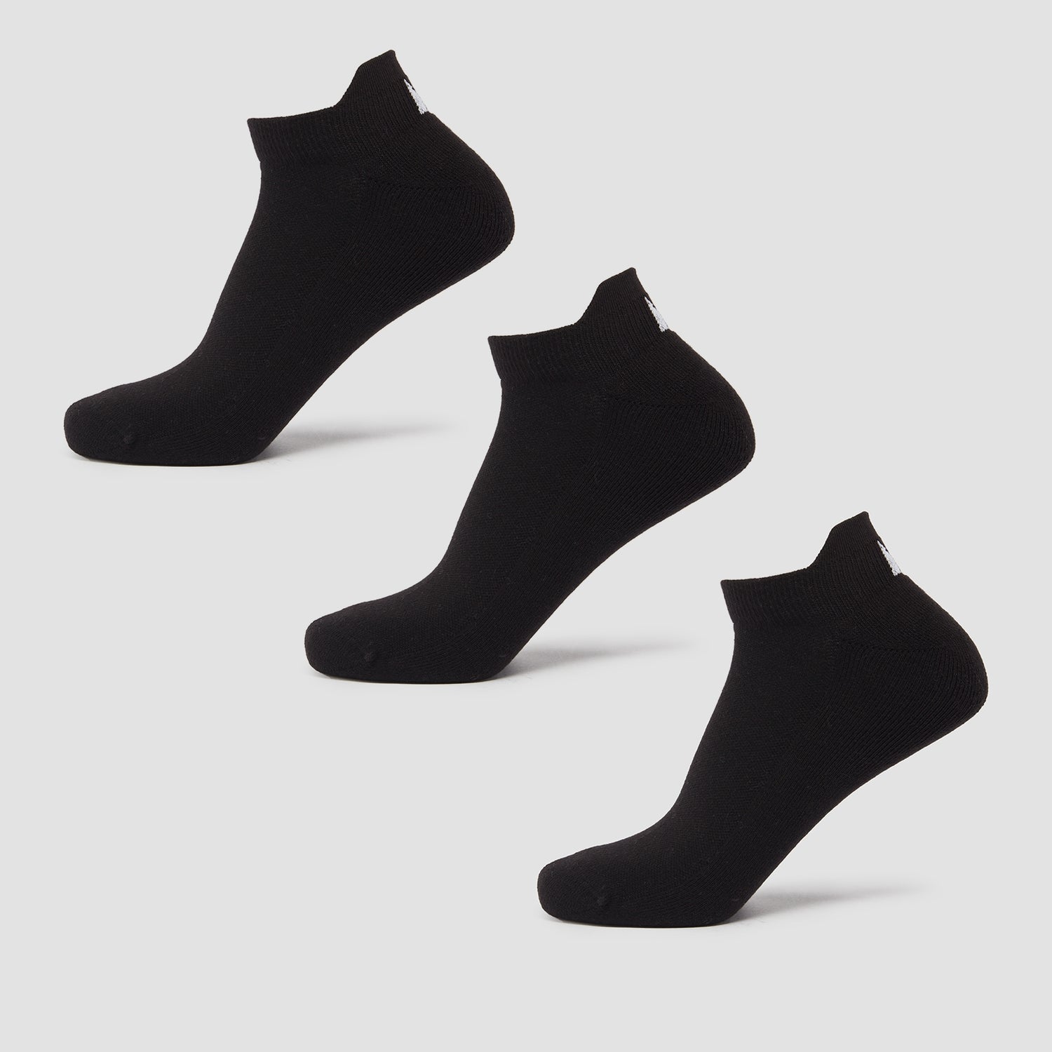 中性训练袜（3双）- 黑色 - UK 2-5
