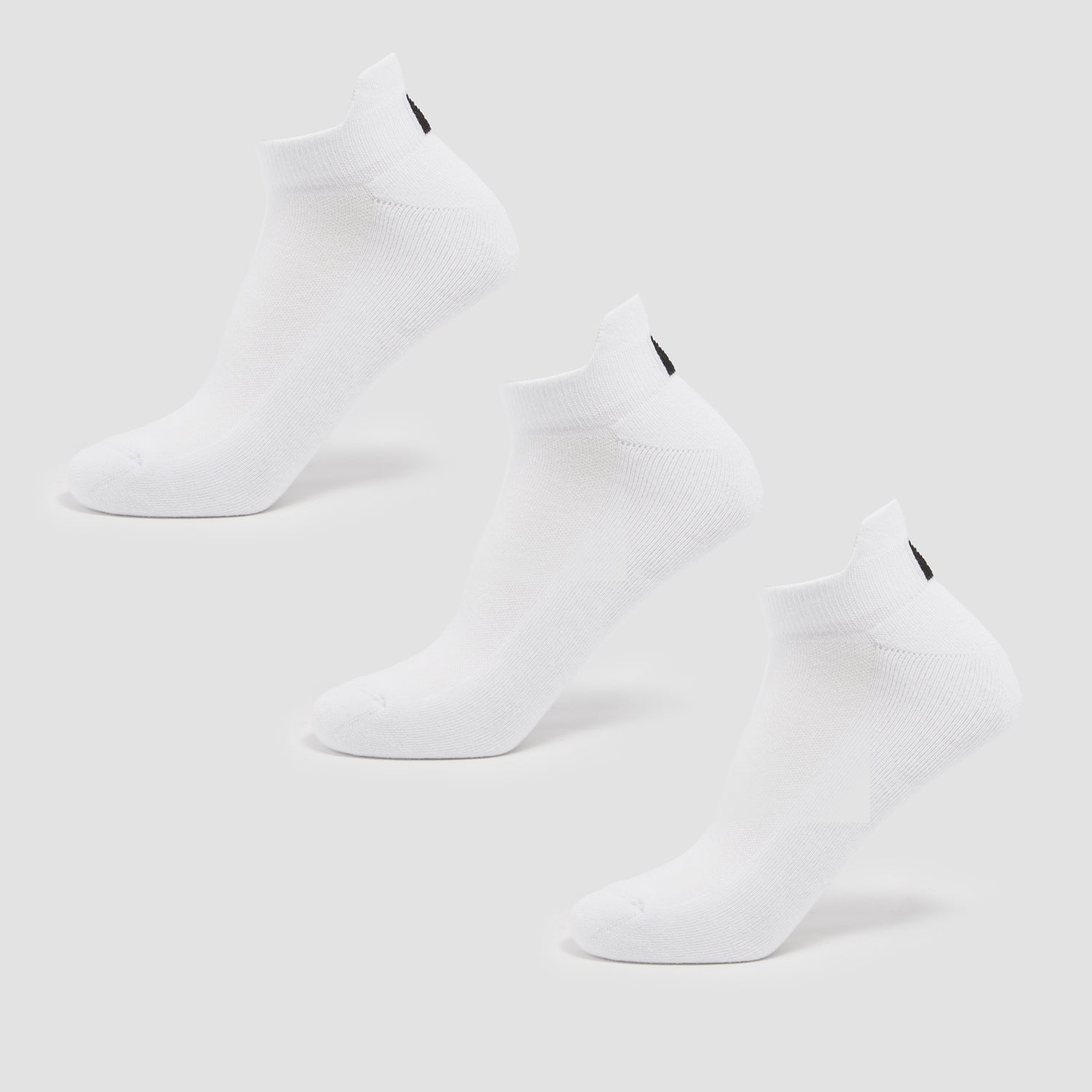 中性训练袜（3双）- 白色 - UK 2-5