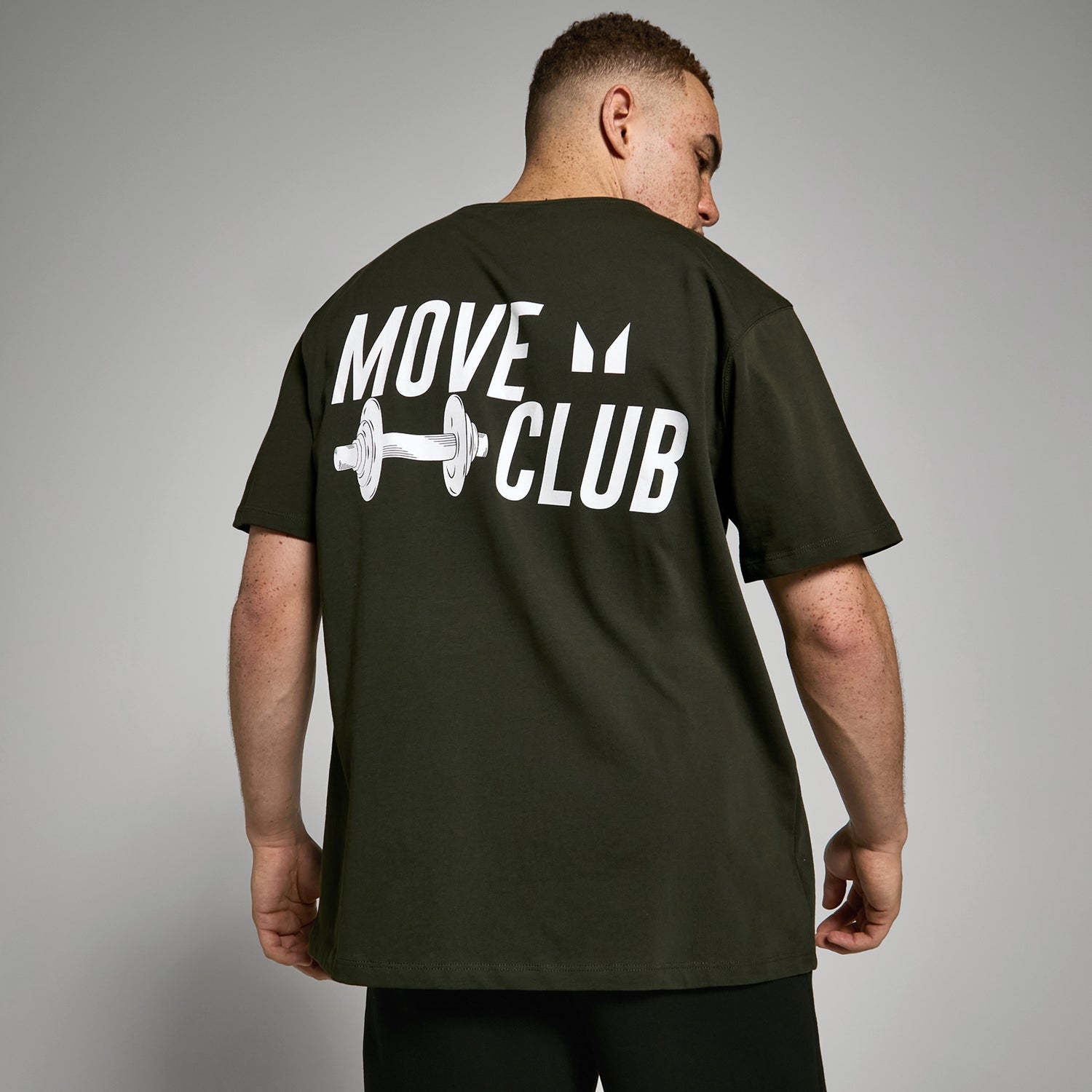 Move Club传承系列超大版T恤 - 森林绿 - XXS - XS