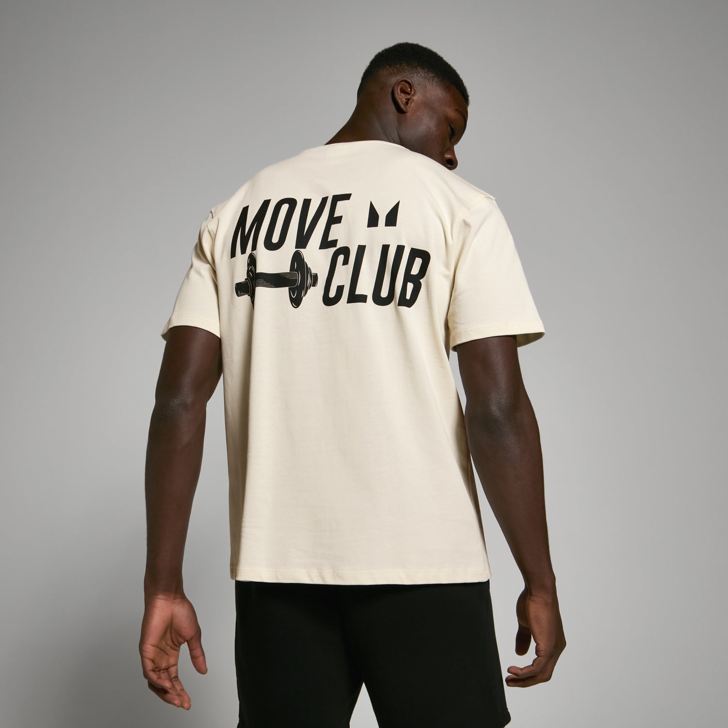 Move Club传承系列超大版T恤 - 复古白 - XXS - XS
