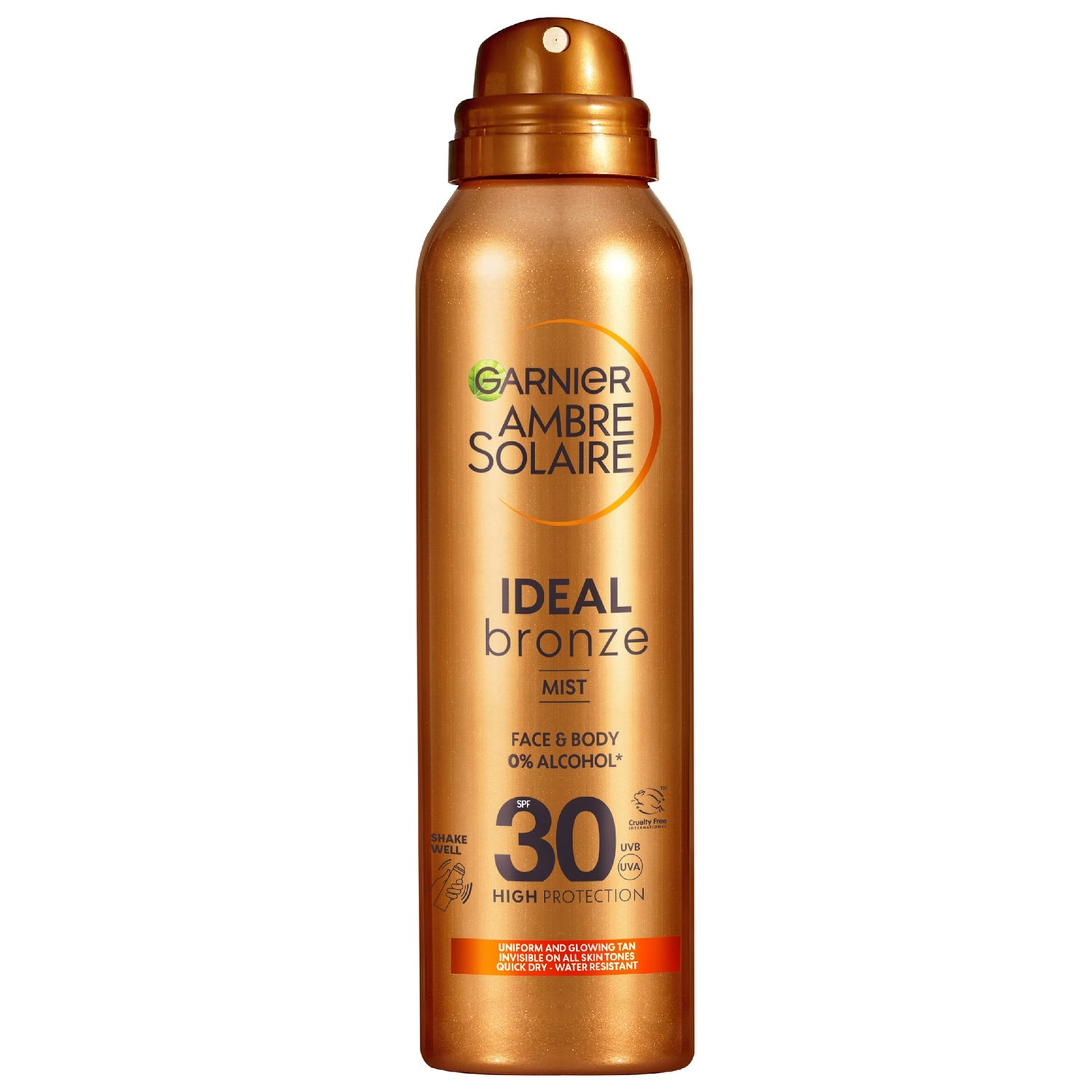 Garnier Ambre Solaire Ideal Bronze Tanning Mist for Face and Body SPF 30 150ml