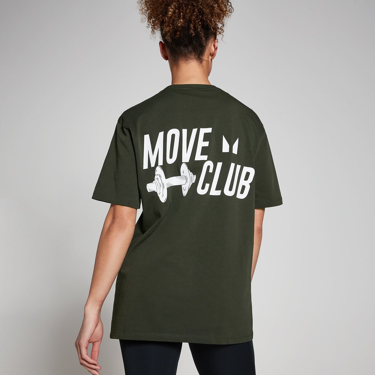 Move Club传承系列超大版T恤 - 森林绿 - XXS-XS