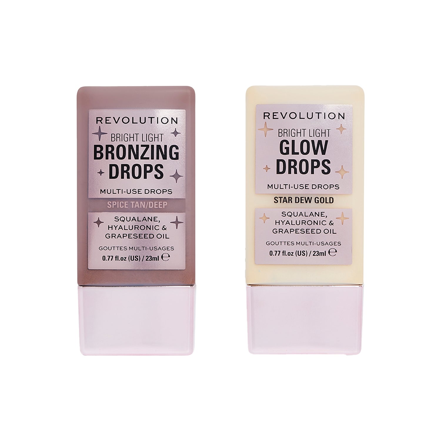 Makeup Revolution Bronze and Glow Drop Duo (Various Shades)