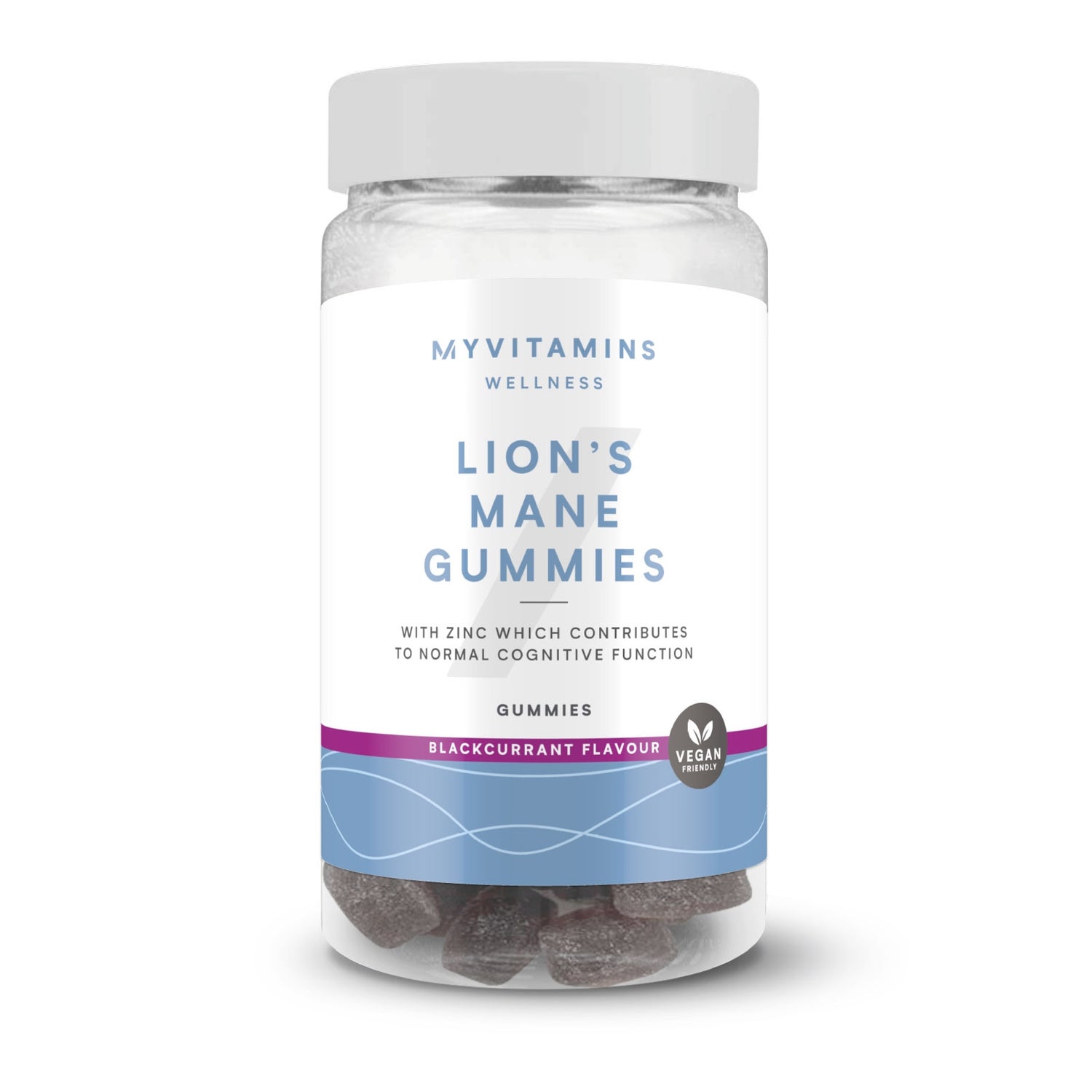 Myvitamins Lion's Mane Gummies - ALT MASTER - 黑加仑浆果味