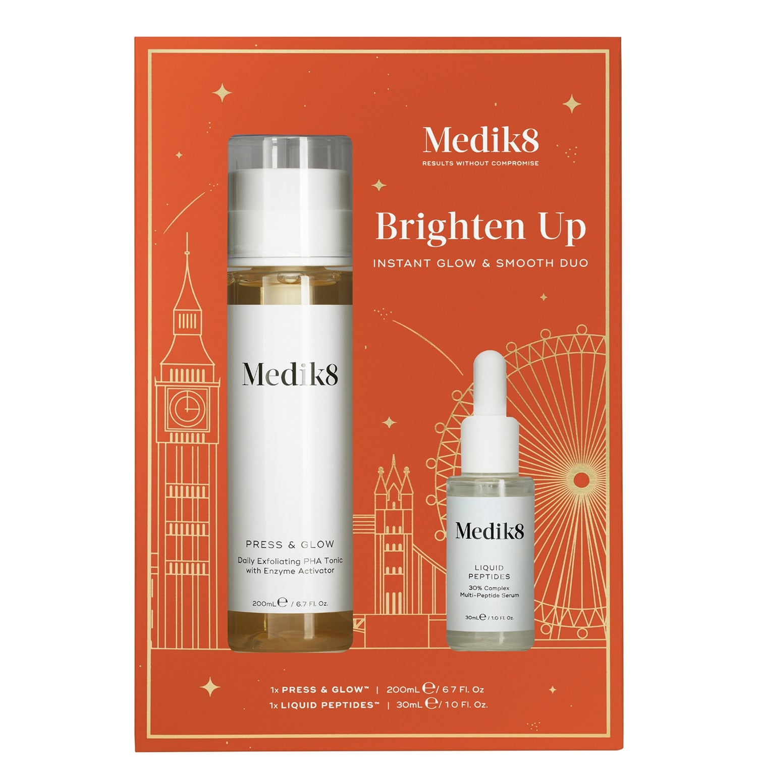 Medik8 Brighten Up Instant Glow and Smooth Duo