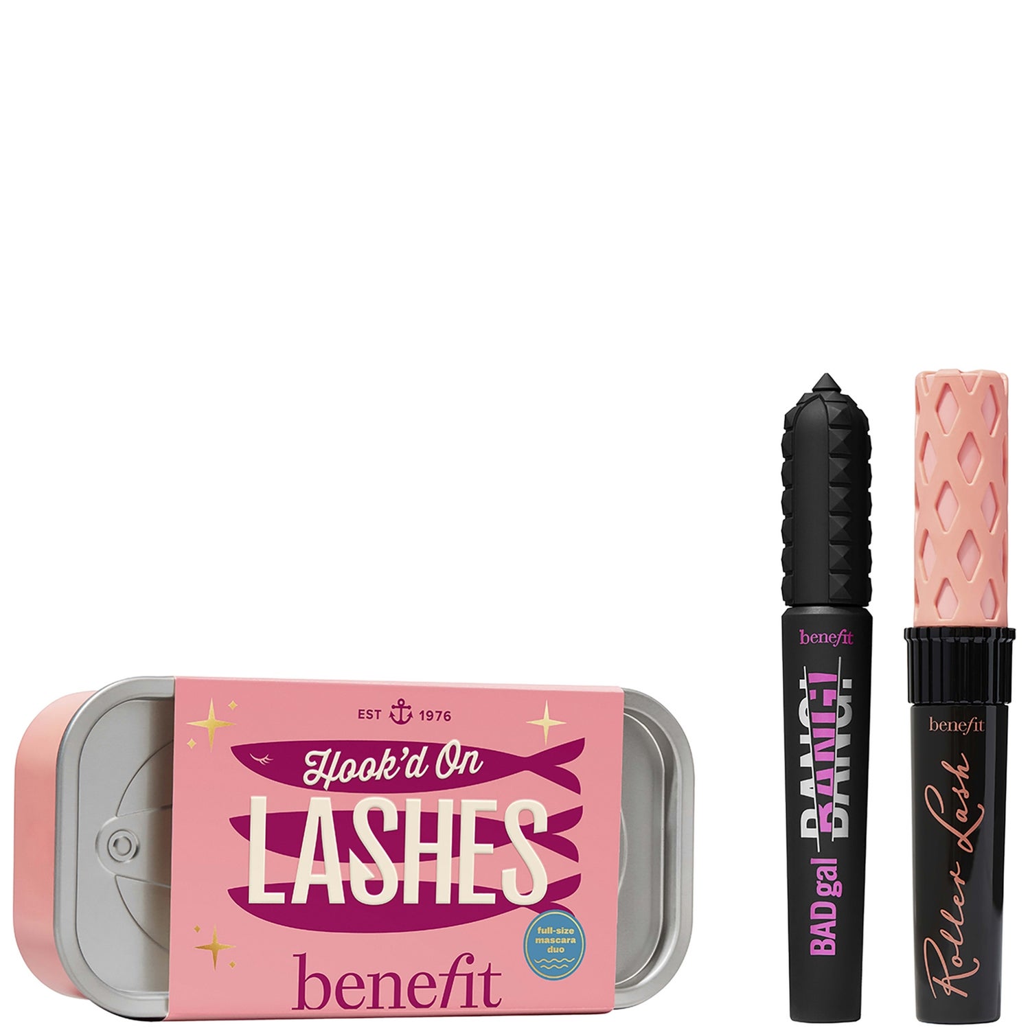 benefit Hook’D On Lashes Badgal Bang! and Roller Lash Mascara Duo