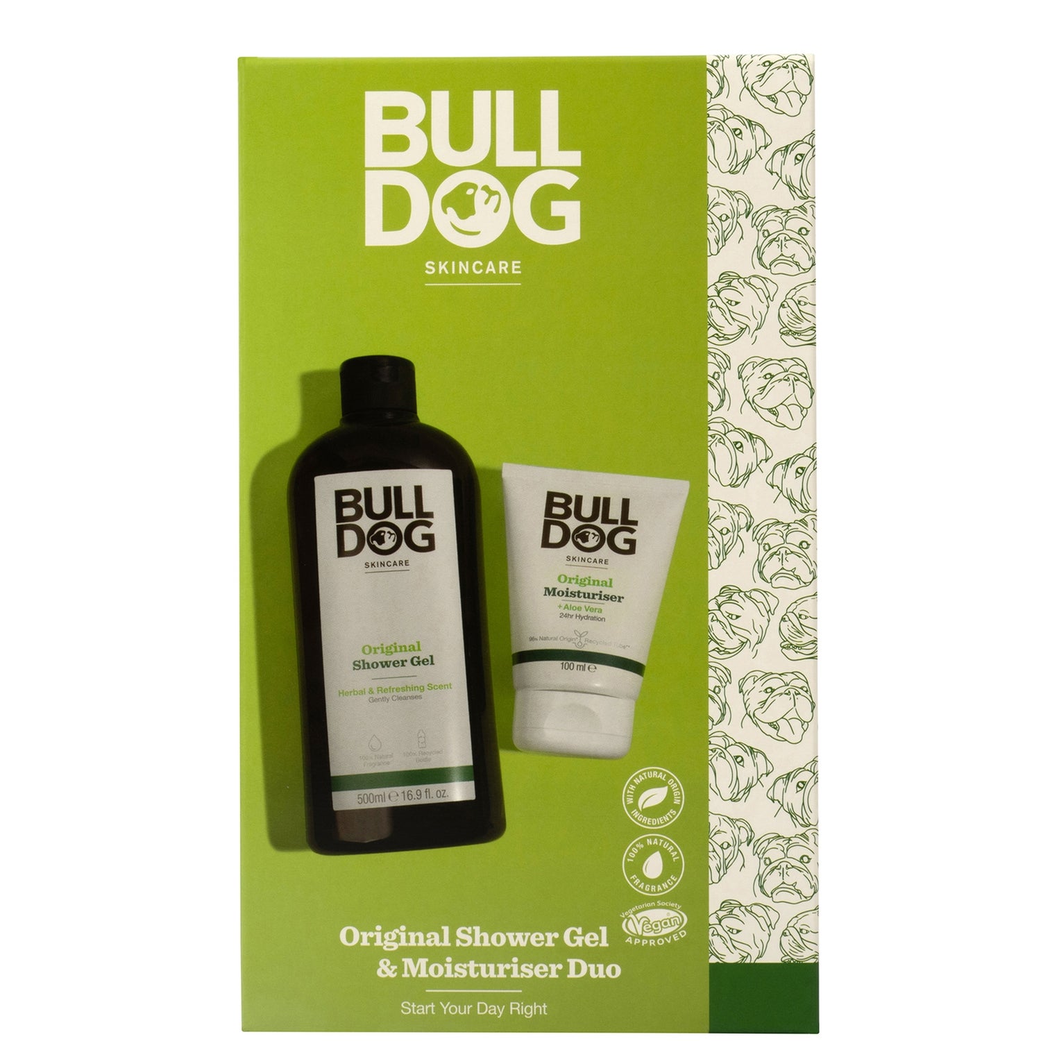 Bulldog Skincare for Men Moisturiser and Shower Gel Duo