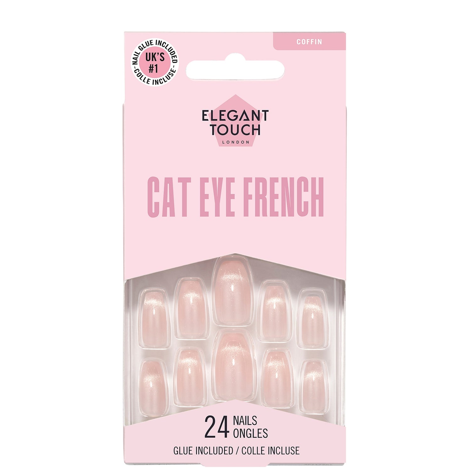 Elegant Touch Glitter Nails Mirage