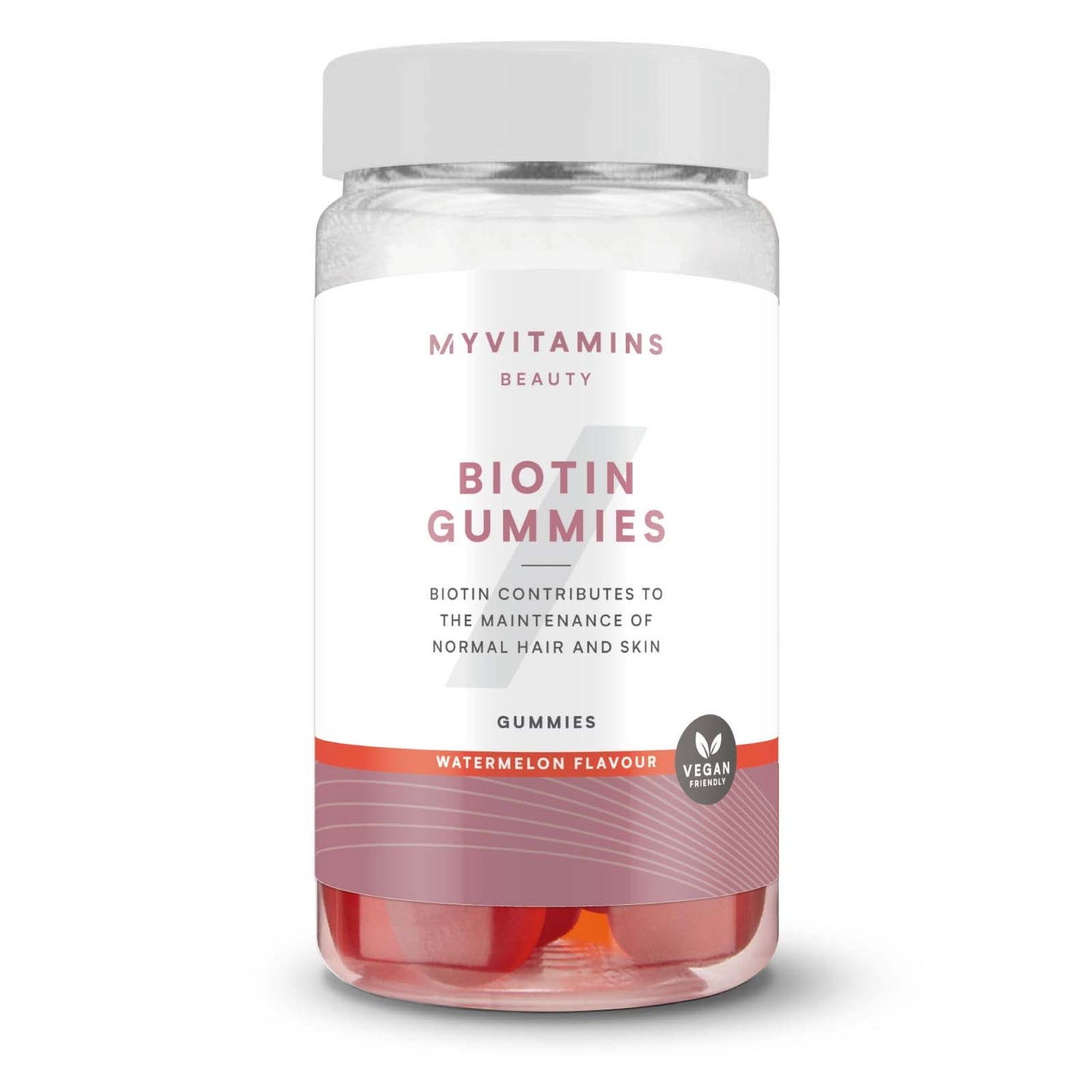 Myvitamins Biotin Gummies - 60个软糖 - 西瓜味