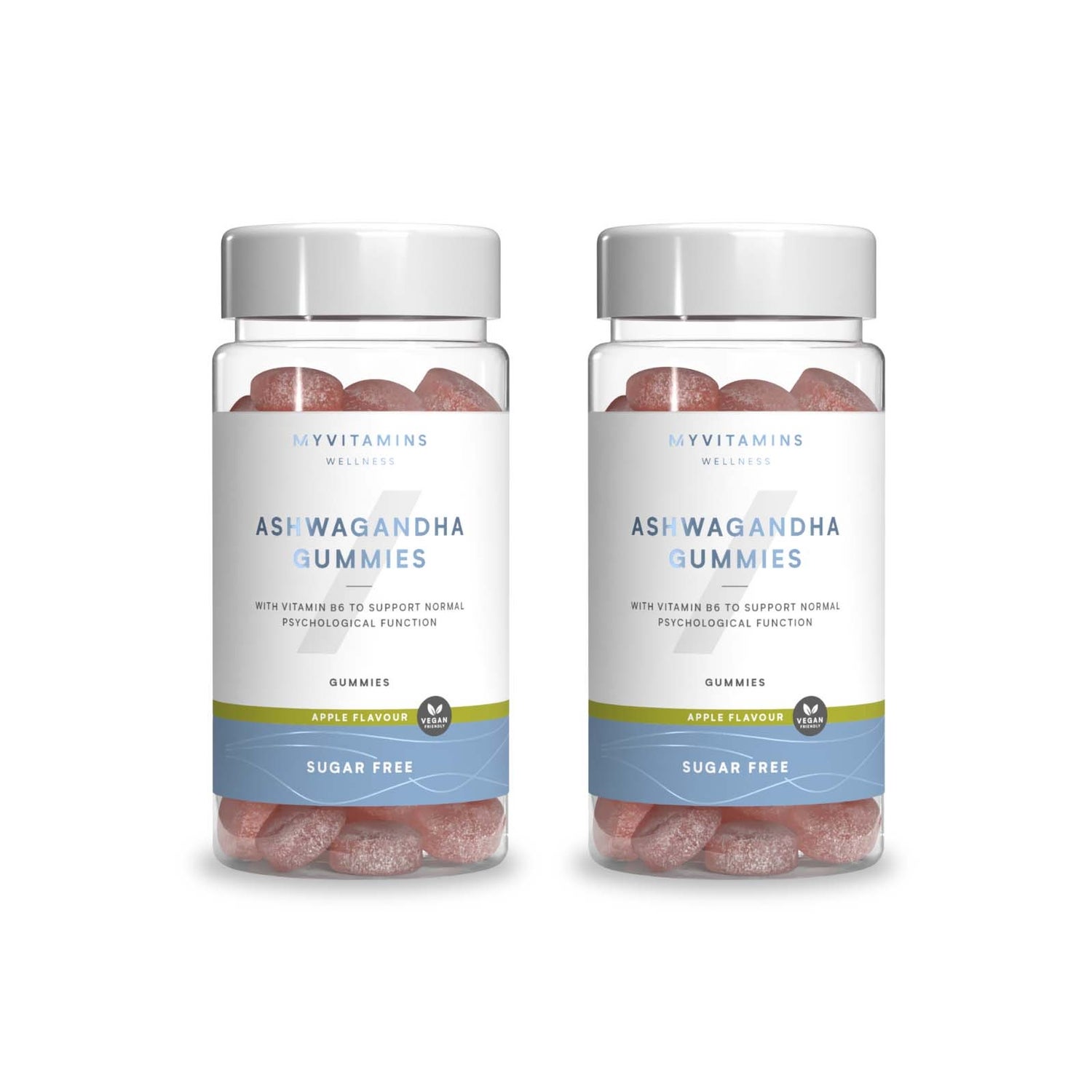 Myvitamins Sugar Free Gummies Bundle - Sugar Free Ashwagandha Gummies, Apple - Sugar Free Ashwagandha Gummies, Apple