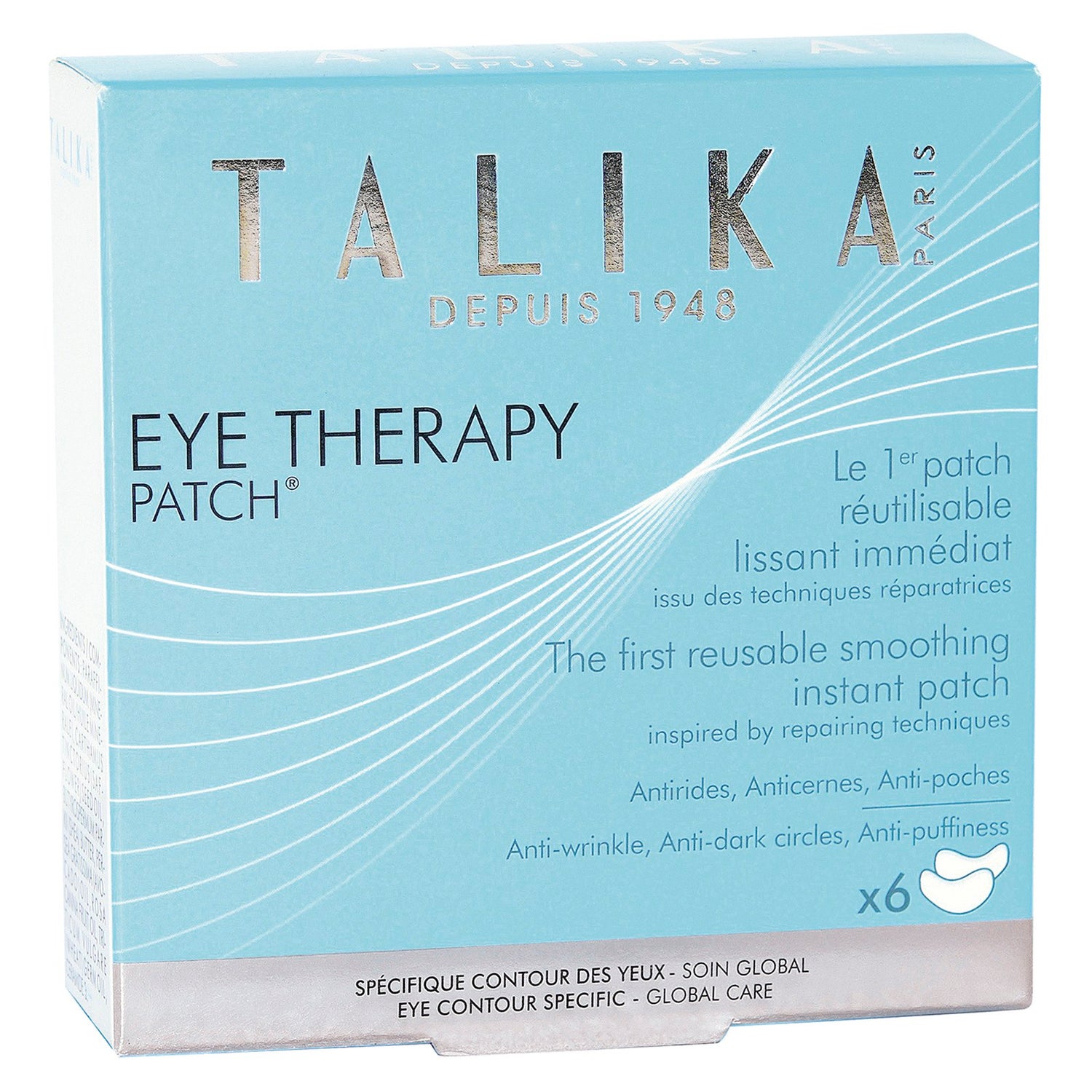 Talika 舒缓眼膜 6 对 | 补充装