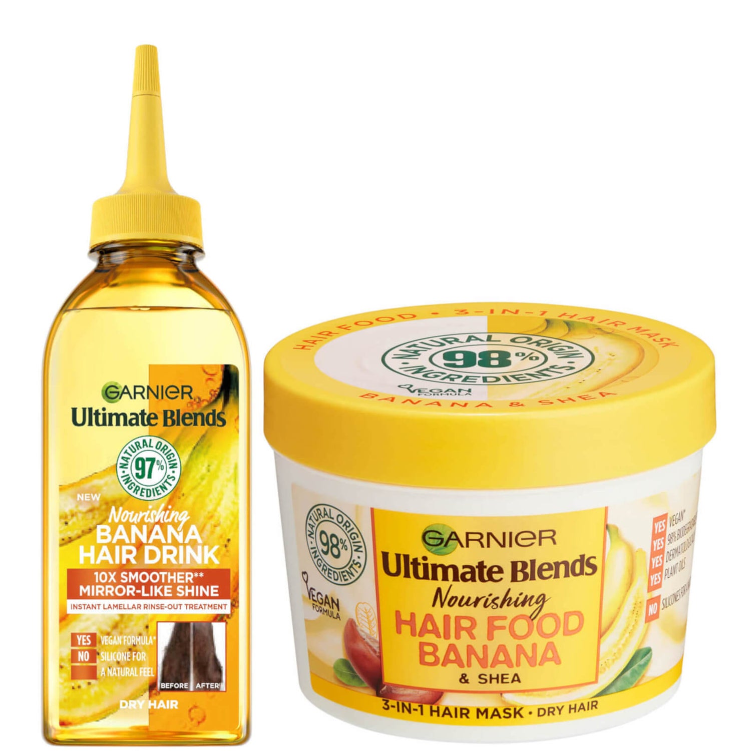 Garnier Ultimate Blends Banana Hair Food Intensely Nourishing Treatment