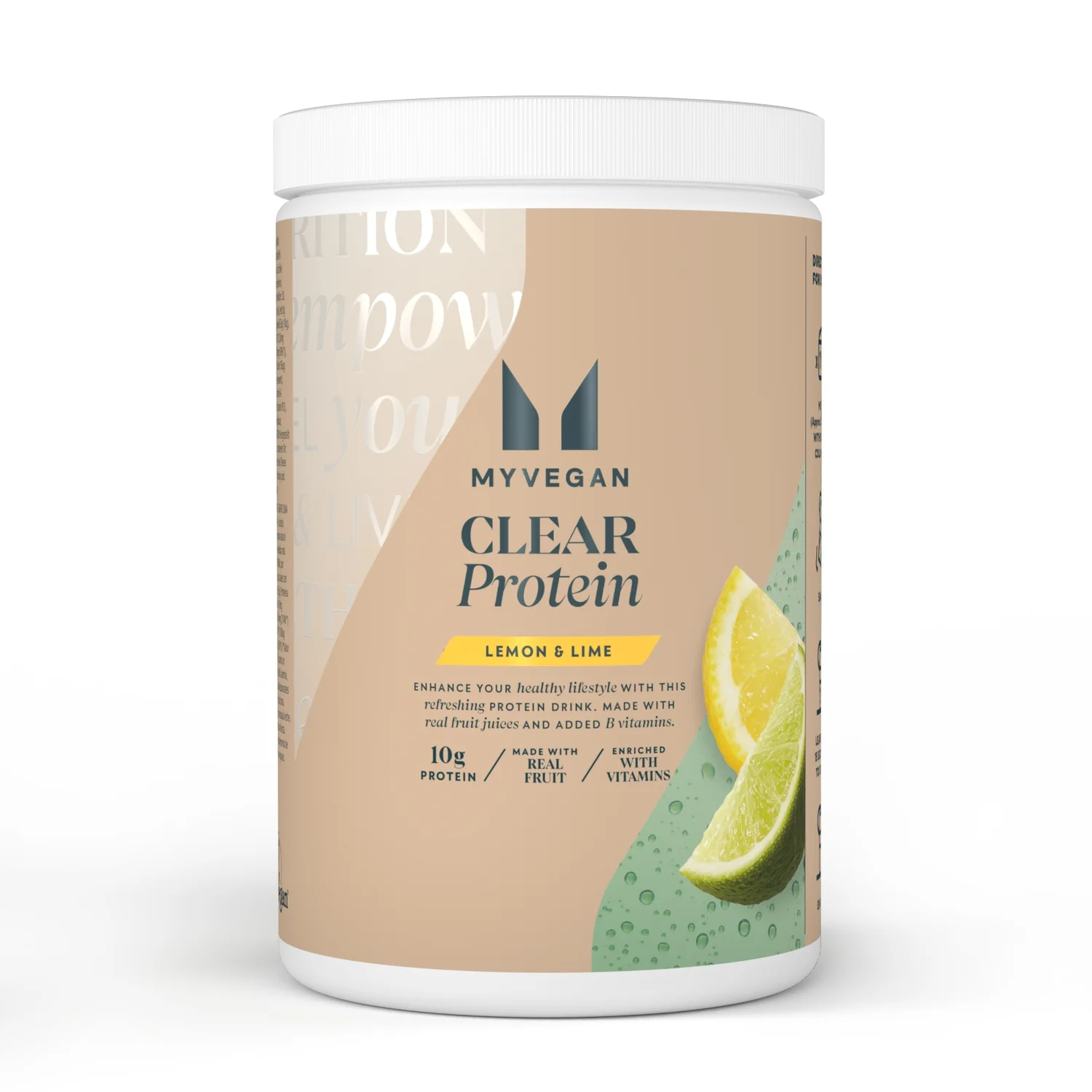 Vegan Clear Protein Isolate Powder - 20 Servings - Lemon Lime Flavor
