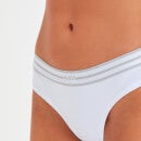 女士 Hipster 内裤（2件装）- 白色 - L