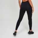 Textured 女士健身运动紧身裤 - 黑色 - M