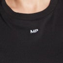 MP女式基本款T恤 - 黑色 - XS