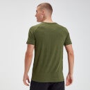 MP男士高性能短袖T恤-军绿色/黑色 - XS
