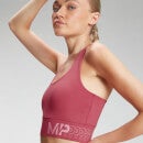 MP女式淡彩图案训练文胸--浆果粉色 - XXS