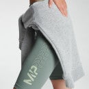 MP Women's Fade Graphic Training Cycling Shorts - Washed Green - S