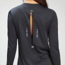 MP女装Power Ultra长袖T恤-黑色 - XS