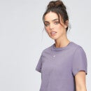 MP女式基本款作物T恤-烟熏紫