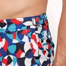 SETTER MOISSAN 系列 Moissan 印花短款游泳短裤 - 夏日红色/苍蓝色