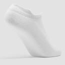 中性训练袜（3双）- 白色