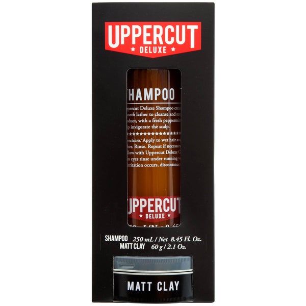 Uppercut Deluxe Shampoo and Matt Clay Duo