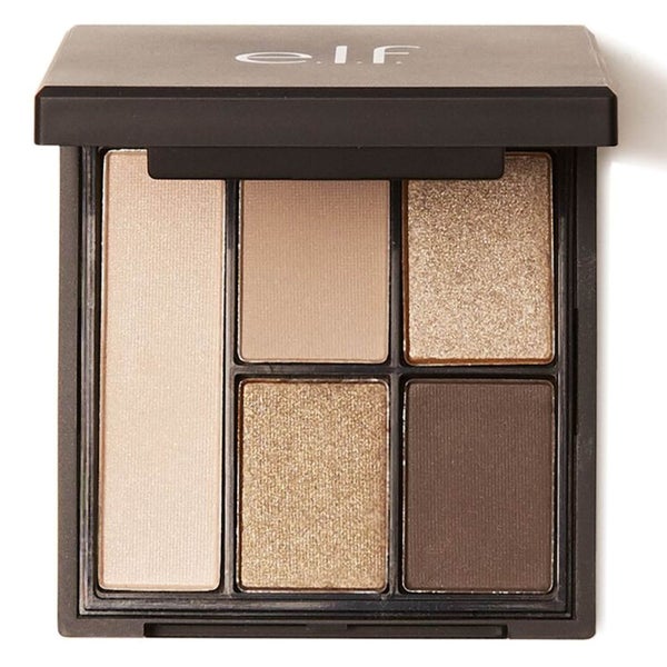 e.l.f. Cosmetics Clay Eyeshadow Palette - Necessary Nudes 7.5g