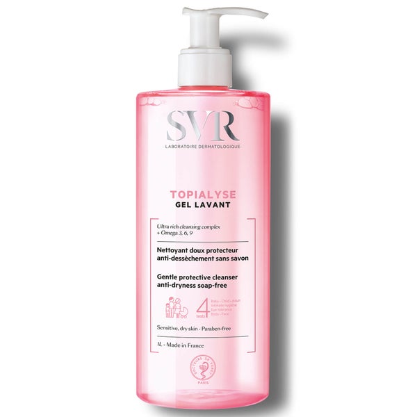 SVR Topialyse All-Over Gentle Wash-Off Cleanser -  1L Family Size