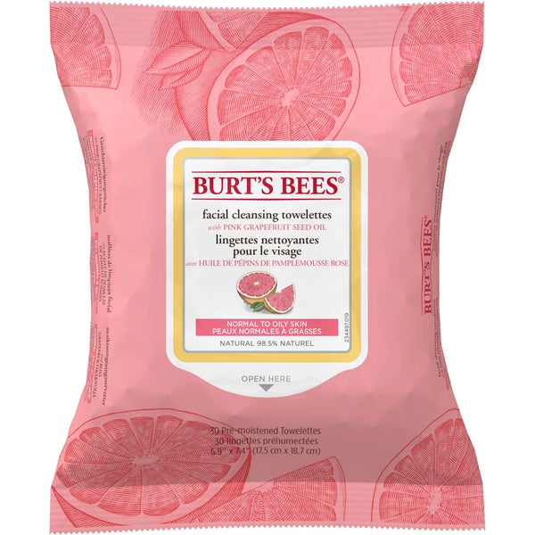 美国小蜜蜂洁面巾 - 粉柚 | 30 片