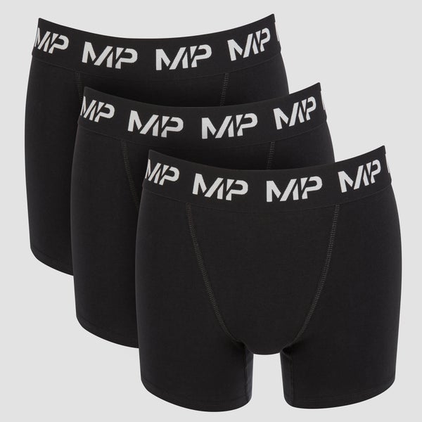 男士经典运动内裤 （3件装）- 黑色 - XS