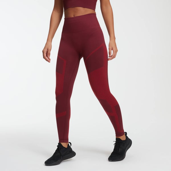 Impact Seamless 无缝系列 女士紧身健身裤 - 红色 - XS