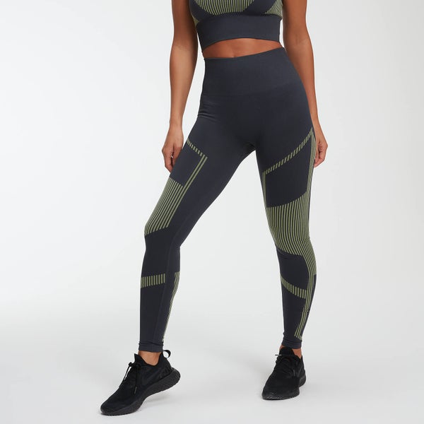 Impact Seamless 无缝系列 女士紧身健身裤 - 绿色 - XS