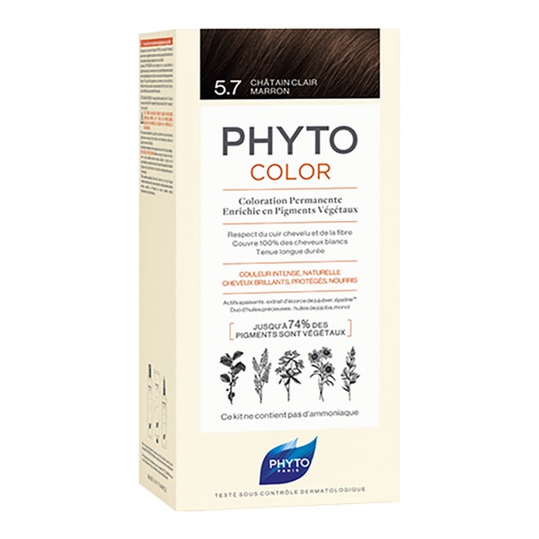 Phyto Hair Colour by Phytocolor - 5.7 Light Chestnut 180g