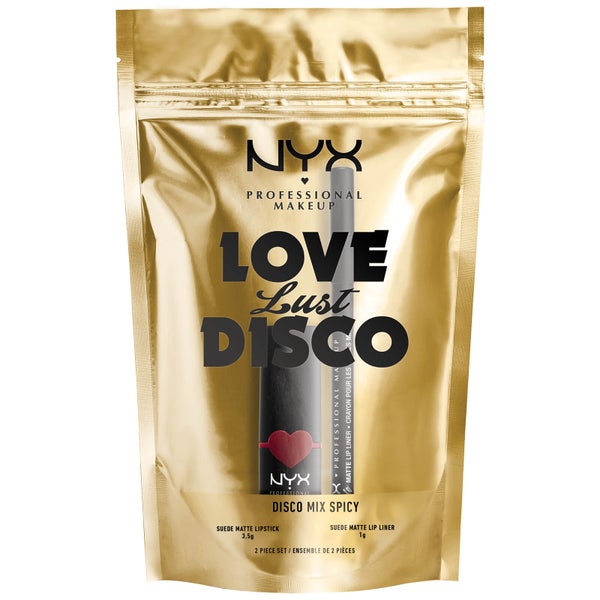 NYX Professional Makeup Disco Mix Lip Kits - Spicy Red Matte Lip Christmas Gift Set