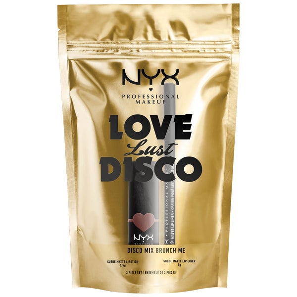 NYX Professional Makeup Disco Mix Lip Kits - Brunch me Brown Nude Matte Lip Christmas Gift Set