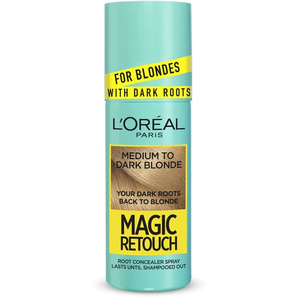 L'Oréal Paris Magic Retouch Temporary Root Concealer Spray - Medium Blonde Dark Roots 7.3 75ml