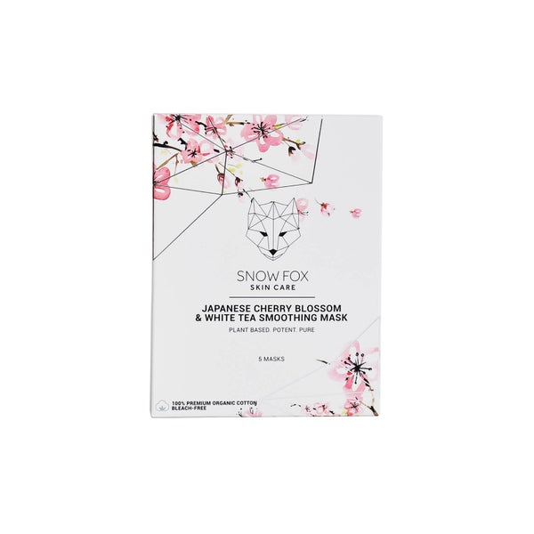 Snow Fox Japanese Cherry Blossom and White Tea Smoothing Mask 25ml