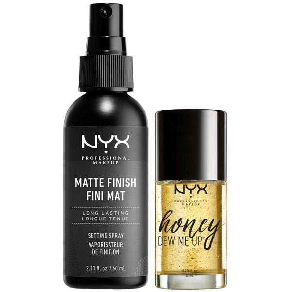 NYX 蜂蜜妆前乳和哑光定妆喷雾两件套