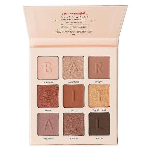 Barry M Cosmetics Eyeshadow Palette - Bare it All 12.6g