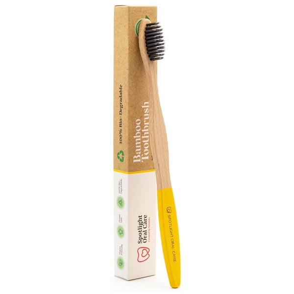 Spotlight Oral Care Bamboo Toothbrush - Yellow