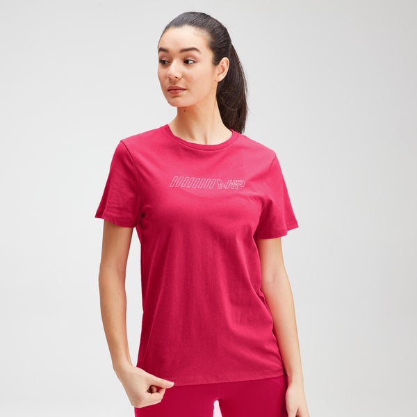 MP Women's Outline Graphic T-Shirt - Virtual Pink