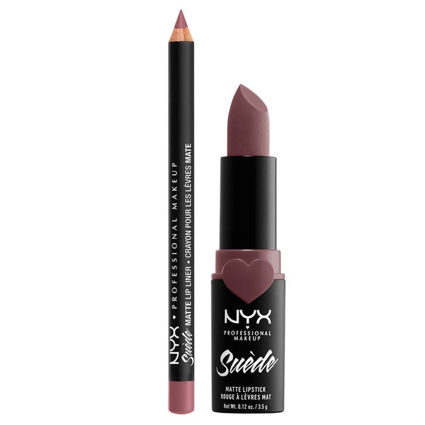 NYX Professional Makeup Suede Lip Kit - Lavender & Lace Dusty Rose