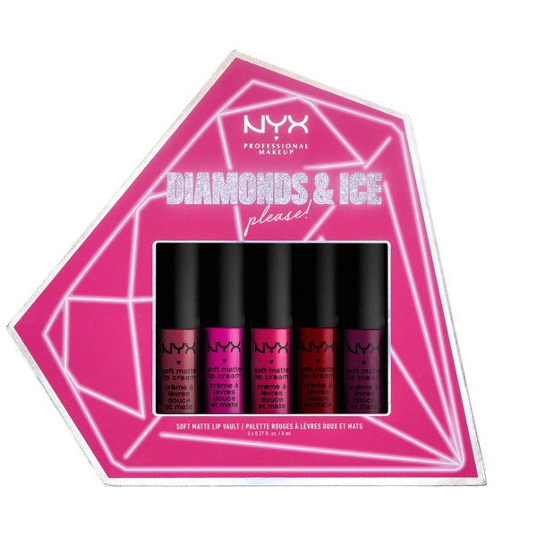 NYX Professional Makeup Diamonds and Ice Please Soft Matte Lip Cream Liquid Lip Stick Vault