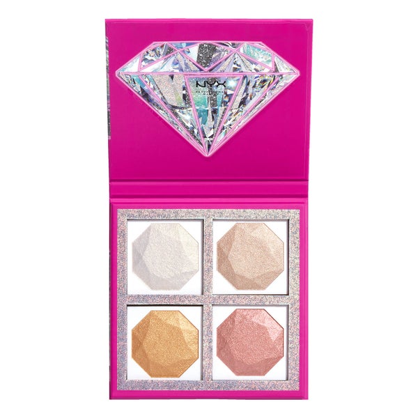 NYX Professional Makeup Diamonds & Ice Please Diamond Highlighting Palette Quad