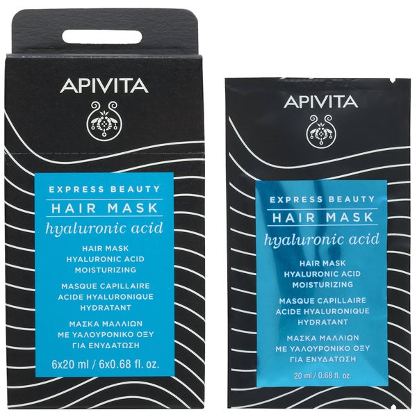 APIVITA Express Beauty Hair Mask with Hyaluronic Acid 6 x 0.68 fl.oz